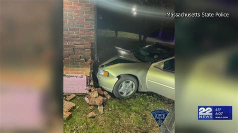 Pittsfield teenager charged with OUI after crashing into Massachusetts State Police Barracks